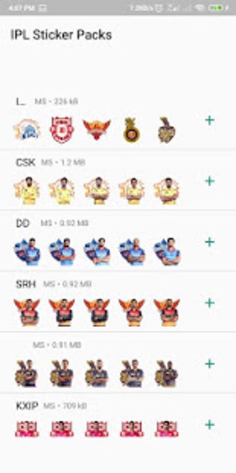 Imagen 1 para IPL 2020 Stickers for Wha…