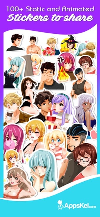Image 1 for A Sexy Anime Emoji Sticke…
