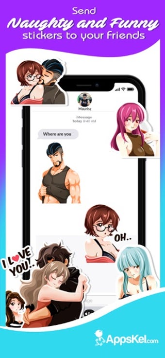 Image 0 for A Sexy Anime Emoji Sticke…