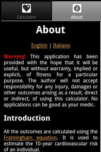 Image 0 for Cardiac risk calculator