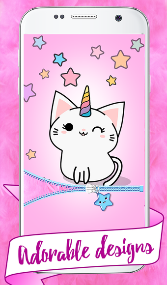 Image 5 for Kawaii Zipper Lock Screen