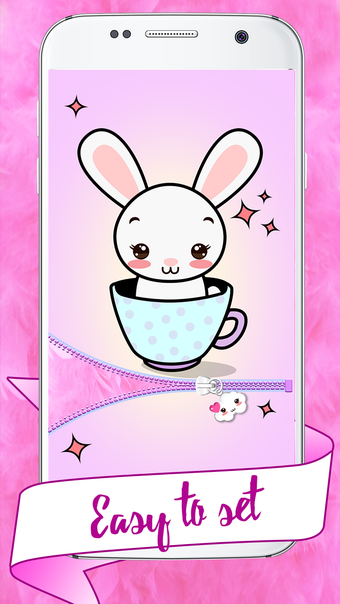 Image 3 for Kawaii Zipper Lock Screen