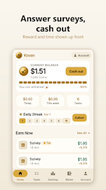 Imagen 0 para Kovan: Surveys for Cash