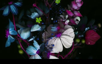 Image 1 for Galaxy Flowers Live Wallp…