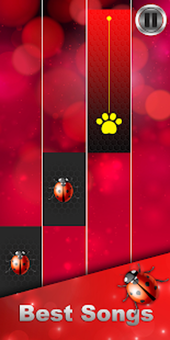 Image 3 for Piano Ladybug Noir Tiles …