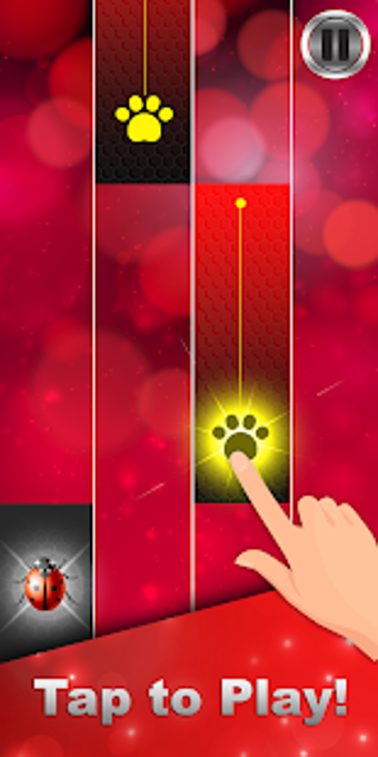 Image 2 for Piano Ladybug Noir Tiles …
