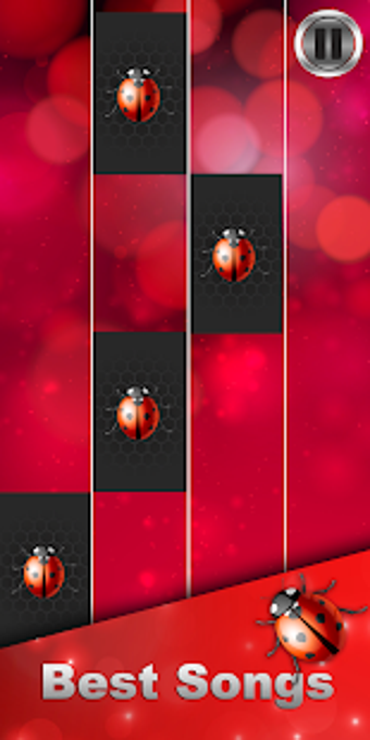Image 0 for Piano Ladybug Noir Tiles …
