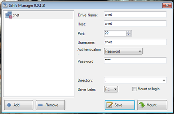 Image 0 for win-sshfs