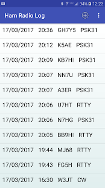 Image 1 for Ham Radio Log