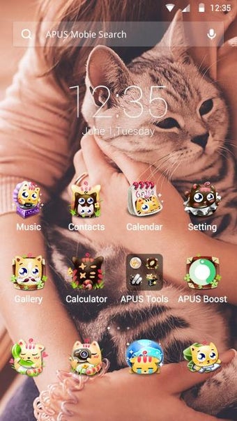 Image 1 for Cute Cats theme for APUS