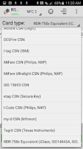 Imagen 1 para RS3 NFC Setup