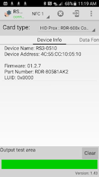Imagen 0 para RS3 NFC Setup