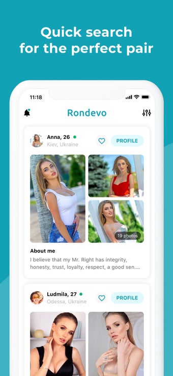 Image 0 for Rondevo - Dating & Chat A…