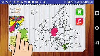 Image 2 for Europe Map Puzzle Drag & …