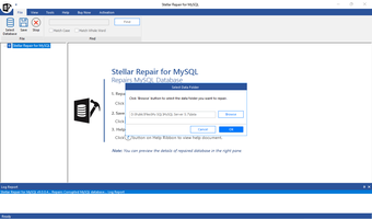 Image 1 for Stellar Repair for MySQL