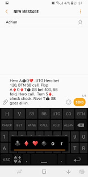 Image 3 for Poker Hand History Keyboa…