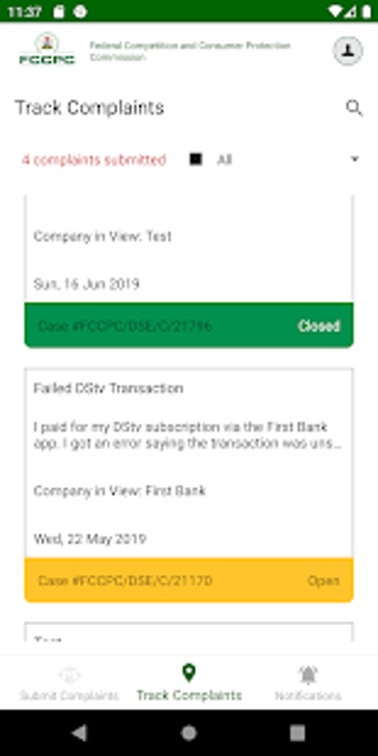 Imagen 0 para FCCPC Consumer Complaints…