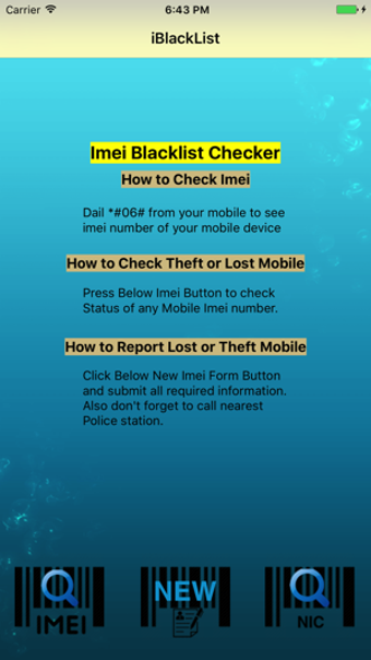 Image 0 for iMei Blacklist Checker