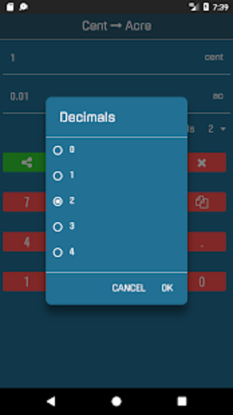 Imagen 3 para Acre to Cent Converter
