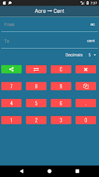 Imagen 2 para Acre to Cent Converter