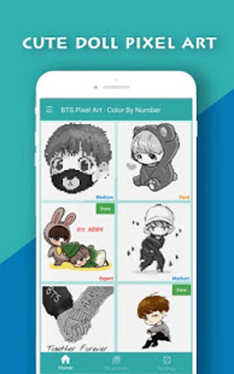 Image 3 for Doll Pixel Art - Color by…