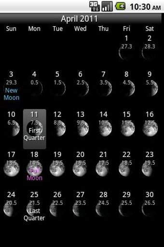 Imagen 0 para Simple Moon Phase Widget