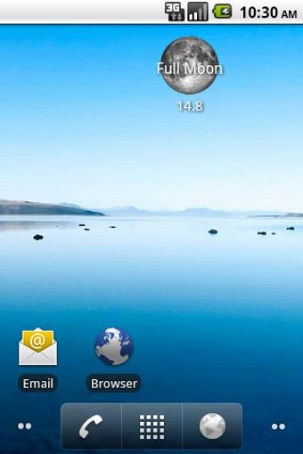 Imagen 1 para Simple Moon Phase Widget
