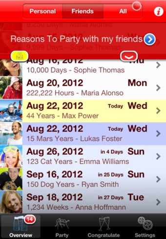 Image 1 for Reasons To Party - Calend…