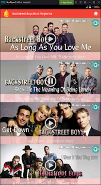 Image 0 for Backstreet Boys Best Ring…