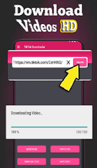 Imagen 0 para Downloader for Tik Tok Vi…