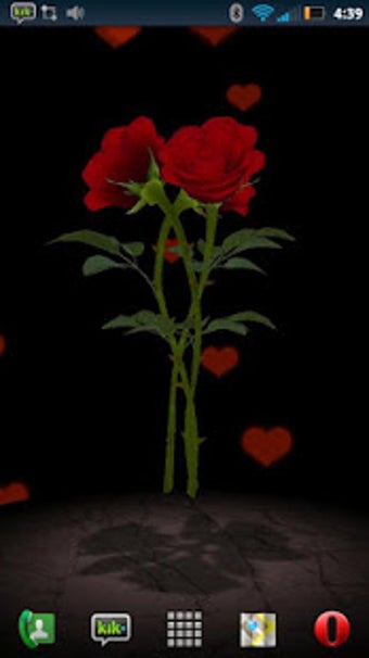 Imagen 3 para 3D Rose Bouquet LWP Free