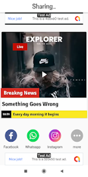 Imagen 1 para Breaking News Video Maker…
