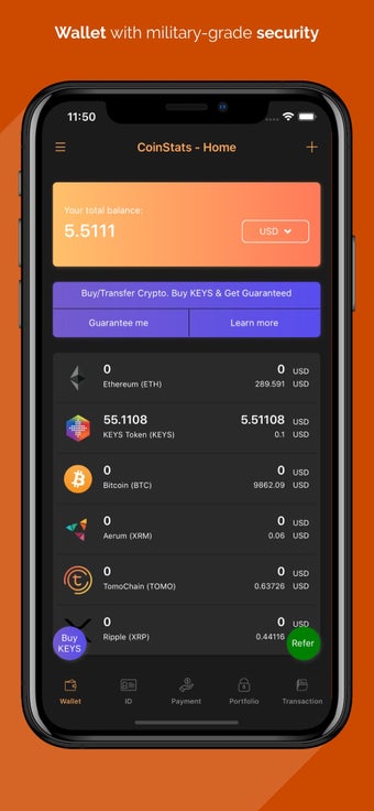 Image 1 for Coin Stats Crypto Wallet