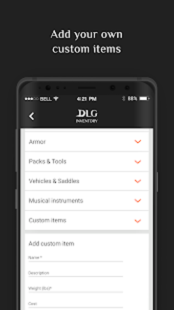 Imagen 3 para DLG Inventory 5E for D&D