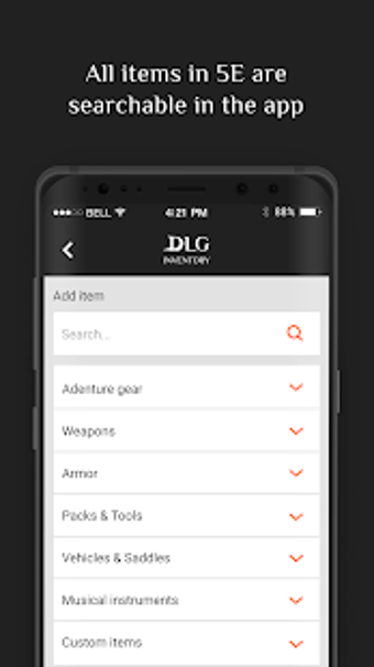 Image 2 for DLG Inventory 5E for D&D