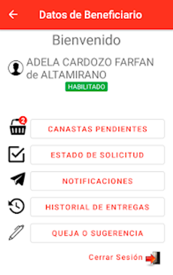 Imagen 1 para Canasta Adulto Mayor - Ce…
