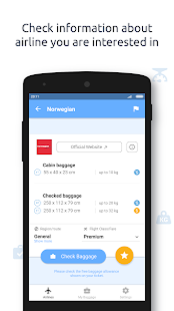 Imagen 0 para Baggify - airlines baggag…