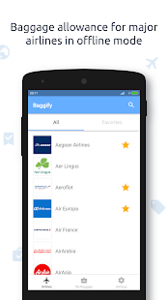 Imagen 1 para Baggify - airlines baggag…