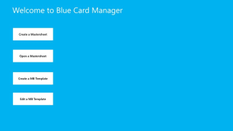 Image 0 for Blue Card Manager for Win…