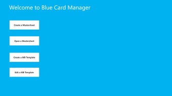 Imagen 0 para Blue Card Manager for Win…