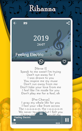 Imagen 0 para Music Player - Rihanna Al…