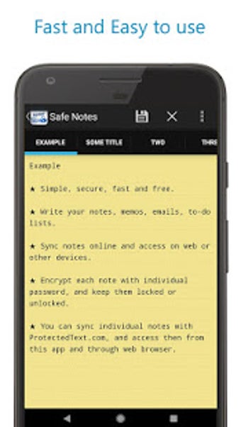 Imagen 1 para Safe Notes - Secure Ad-fr…