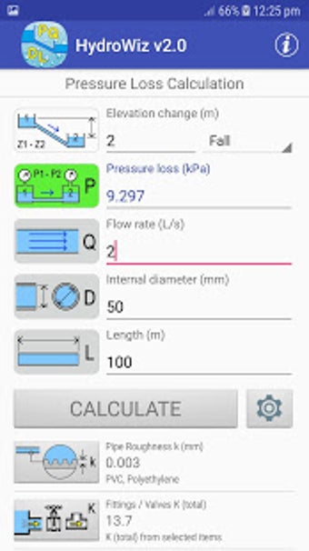 Imagen 1 para HydroWiz - Pipe Flow Hydr…