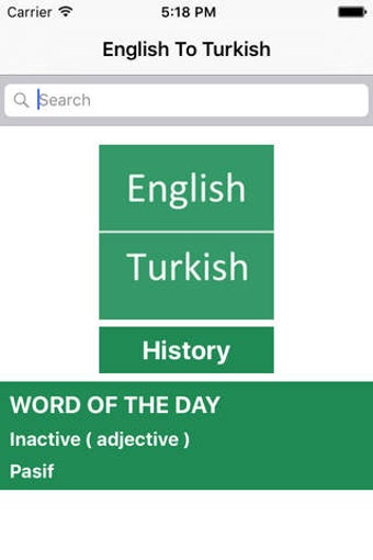 Image 0 for English To Turkish Dictio…