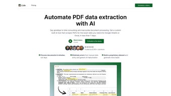 Image 0 for Lido PDF Data Extraction