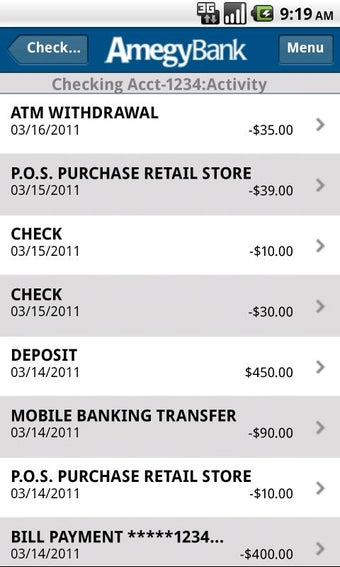Image 1 for Amegy Mobile Banking