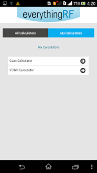 Imagen 2 para RF Calculators