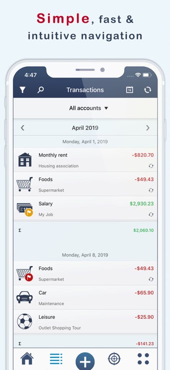 Image 2 for MoneyStats - Expense Trac…