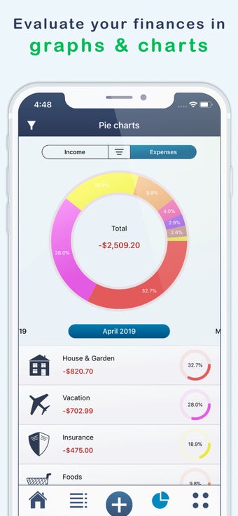 Image 0 for MoneyStats - Expense Trac…