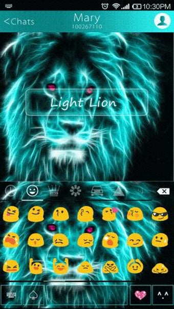 Imagen 0 para Light Lion Emoji Keyboard